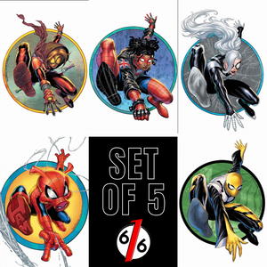 EDGE OF SPIDER-VERSE #1-5 TYLER KIRKHAM Unknown 616 Virgin Variant Set