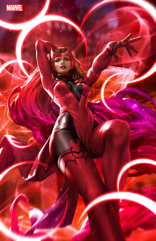 AVENGERS #1 DERRICK CHEW SCARLET WITCH 1:50 Virgin Ratio Variant