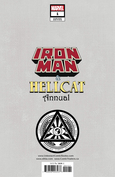 IRON MAN & HELLCAT ANNUAL #1 IVAN TAO Unknown 616 Virgin Variant