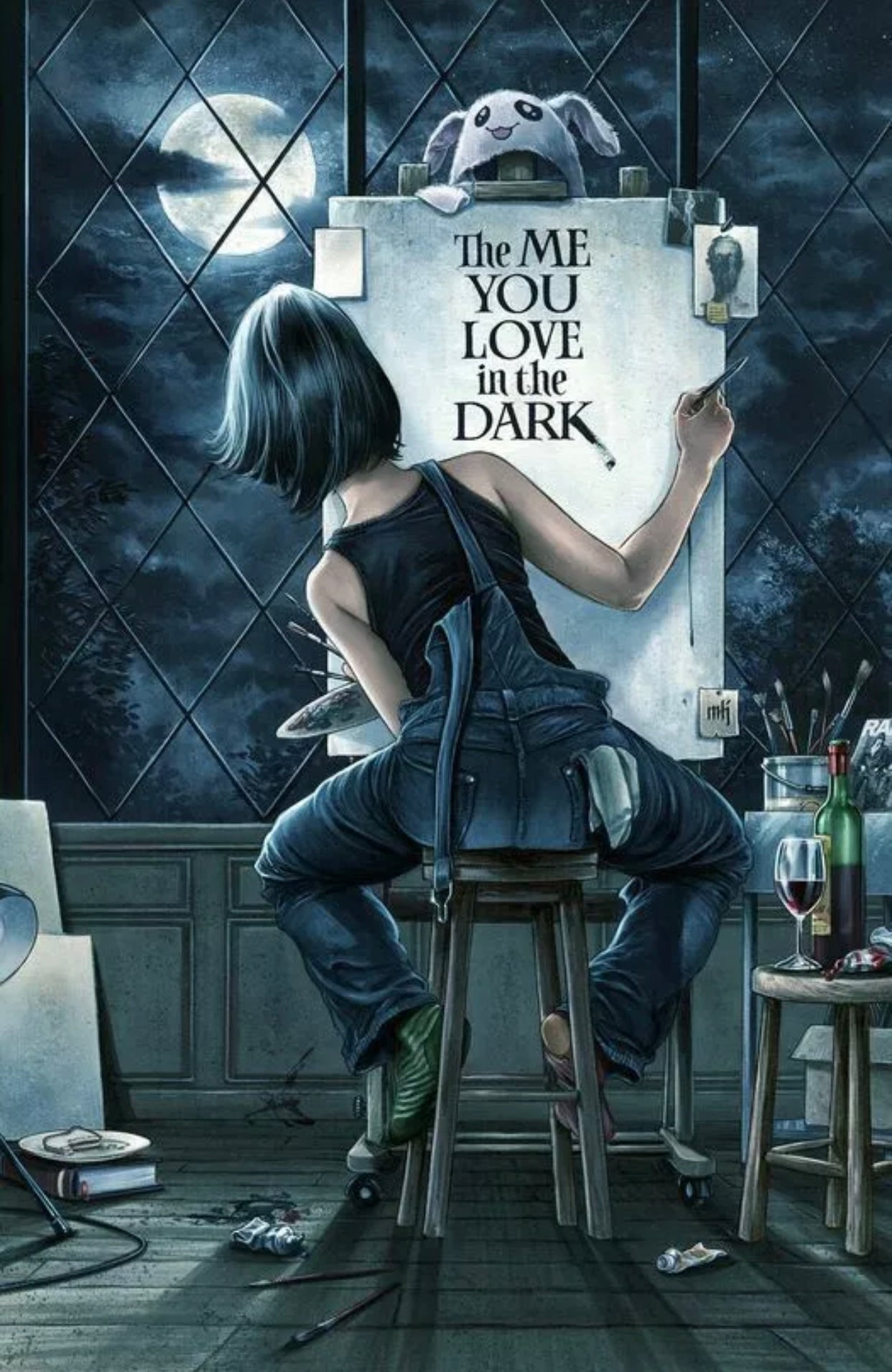 THE ME YOU LOVE IN THE DARK #1 MIKE KROME Rockwell Homage Variant LTD 500