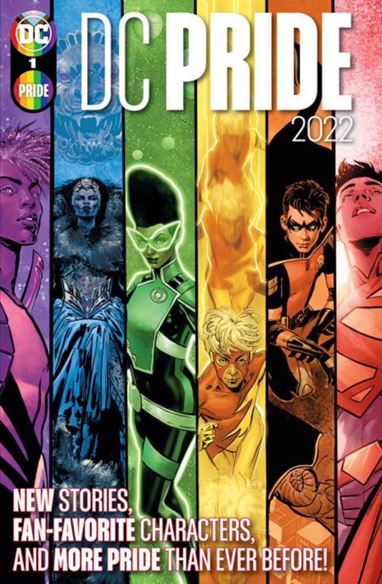 DC PRIDE 2022 #1 SET JIMENEZ Cover A & SWAY Wraparound Variant B