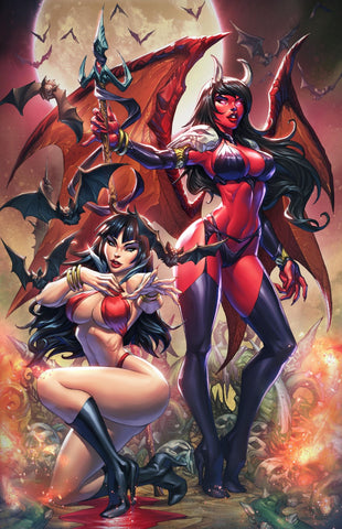 VAMPIRELLA VS PURGATORI #2 PAOLO PANTALENA Exclusive Virgin Variant LTD 500 COA