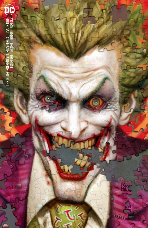 JOKER PRESENTS A PUZZLEBOX #1 RYAN BROWN Variant Set Trade