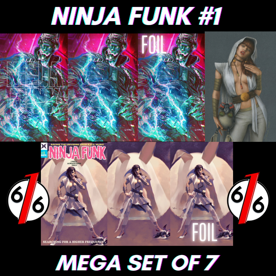 NINJA FUNK #1 CELINA & GIANG & TURINI 616 Comics Mega Set Of 7 Variants