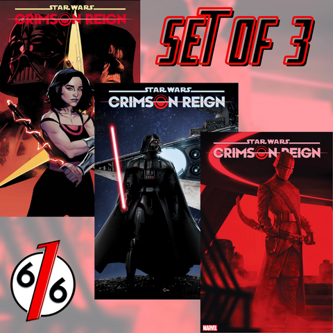 STAR WARS CRIMSON REIGN #1 SET Main & Crain & Rahzzah Knights Of Ren Variant