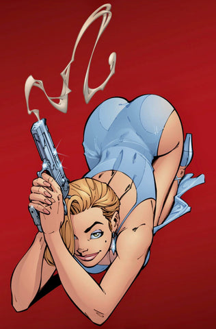 DANGER GIRL 20th ANNIVERSARY J SCOTT CAMPBELL SMOKING GUN VIRGIN VARIANT