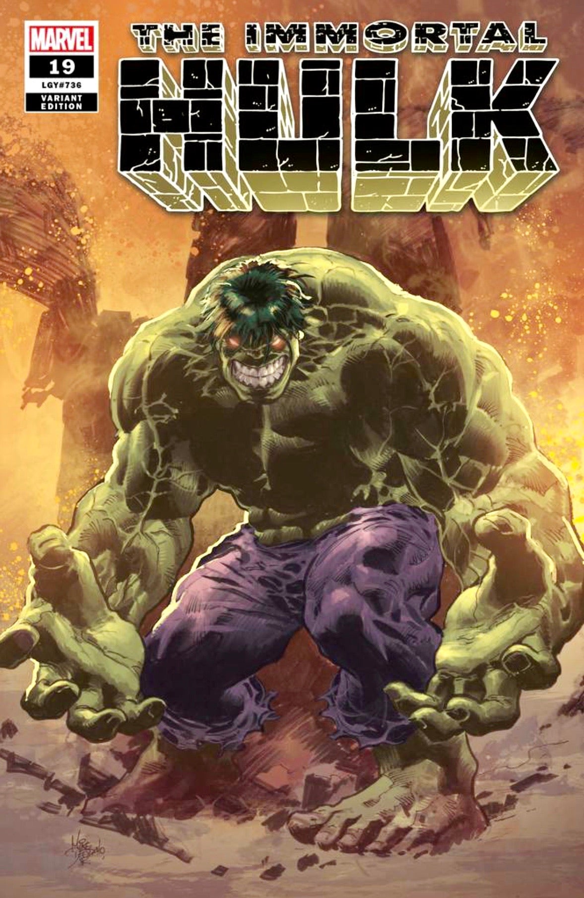 IMMORTAL HULK #19 MIKE DEODATO Exclusive Cover A Limited To 3000