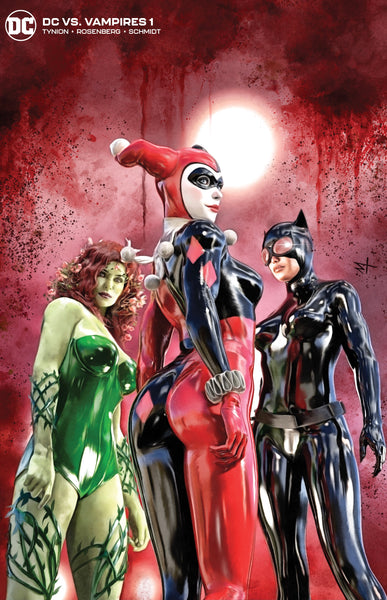 DC VS VAMPIRES #1 TURINI 616 Variant Set Trade Dress & Minimal & Virgin LTD 1000 Gotham City Sirens #1 Homage
