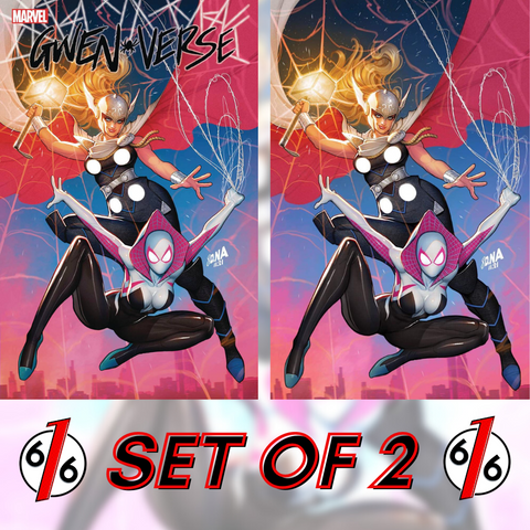 SPIDER-GWEN GWENVERSE #2 NAKAYAMA Set Main & 616 Virgin Variant