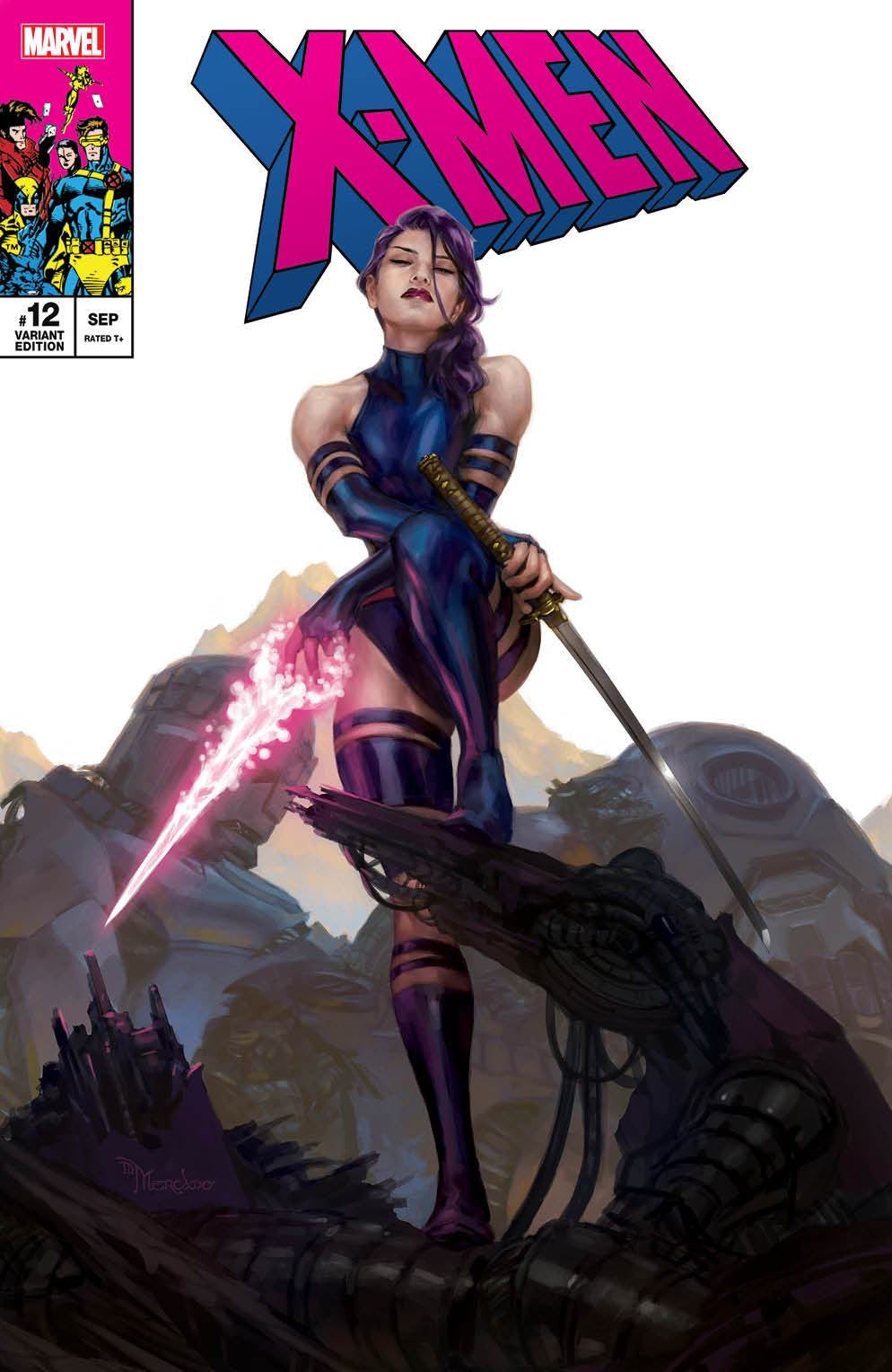 X-MEN #12 MIGUEL MERCADO Psylocke Trade Dress Variant X of Swords