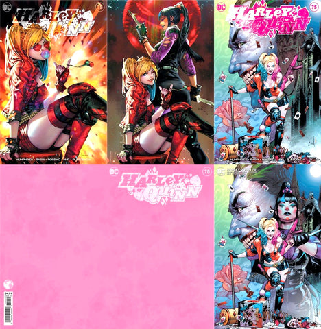 HARLEY QUINN #75 NGU & ANACLETO 5 Pack Set Blank