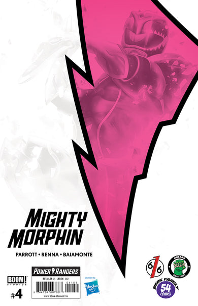 MIGHTY MORPHIN #4 HAL LAREN Exclusive Virgin Variant LTD 500