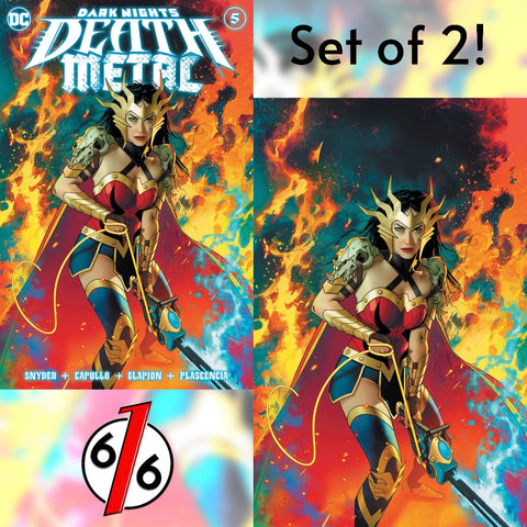 DARK NIGHTS DEATH METAL #5 JOSHUA MIDDLETON SET OF 2 Exclusive Variants