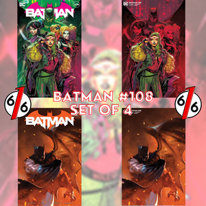 BATMAN #108 JONBOY MEYERS & DELL’OTTO Variant Set of 4 Miracle Molly LTD 1500