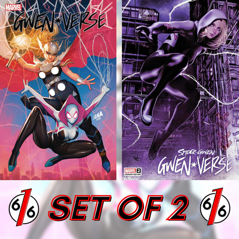 SPIDER-GWEN GWENVERSE #2 SET TURINI Variant & NAKAYAMA Main Cover