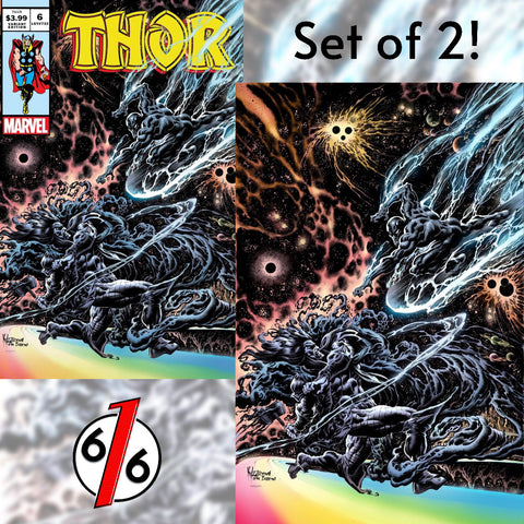 THOR #6 KYLE HOTZ Homage Set of 2 Exclusive Variants Black Winter