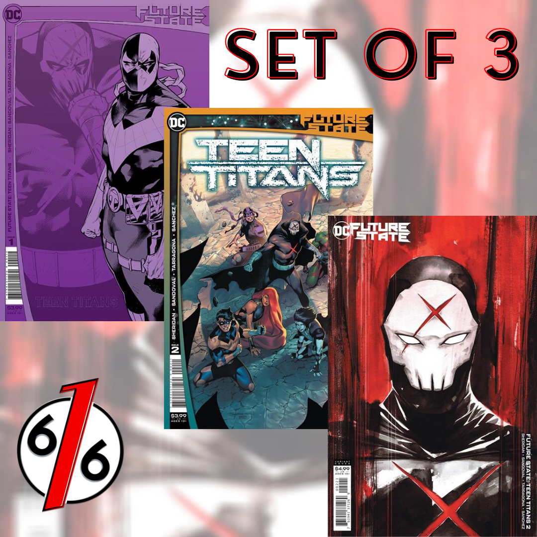 🚨💥 FUTURE STATE TEEN TITANS #1-2 SET OF 3 Second Print & Cvr A & Nguyen Red X
