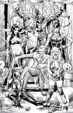 DETECTIVE COMICS 1027 JAY ANACLETO Exclusive B&W Virgin Variant