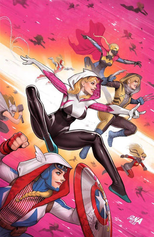 SPIDER-GWEN GWENVERSE #1 DAVID NAKAYAMA Exclusive Virgin Variant