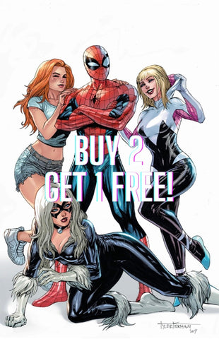 BUY 2 GET 1 FREE - AMAZING SPIDER-MAN #1 TYLER KIRKHAM Unknown/616 Virgin Variant - 3 Copies