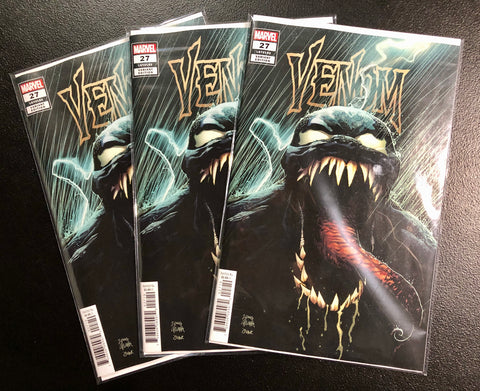 VENOM #27 RYAN STEGMAN VARIANT SET OF 3 Key Issue 1st App Codex