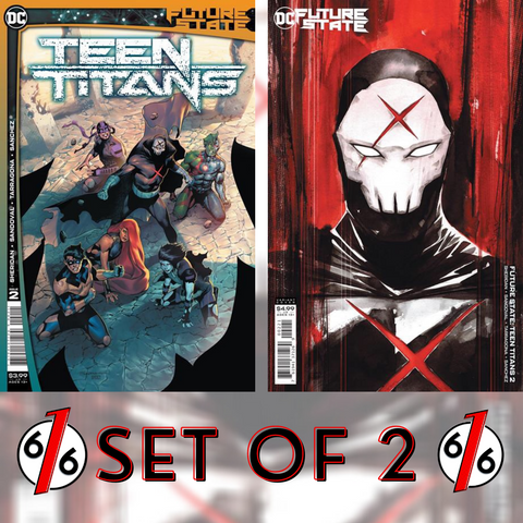 🔴✖️🔥 FUTURE STATE TEEN TITANS #2 SET OF 2 Cvr A Sandoval & Cvr B Nguyen RED X