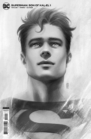 SUPERMAN SON OF KAL-EL #1 JEN BARTEL 1:25 Headshot Ratio Variant