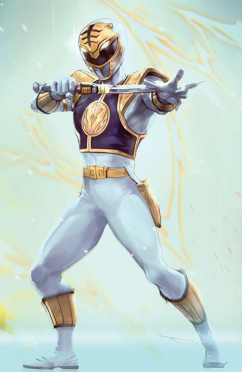 MIGHTY MORPHIN POWER RANGERS 103 IVAN TAO Virgin Variant WHITE RANGER ...