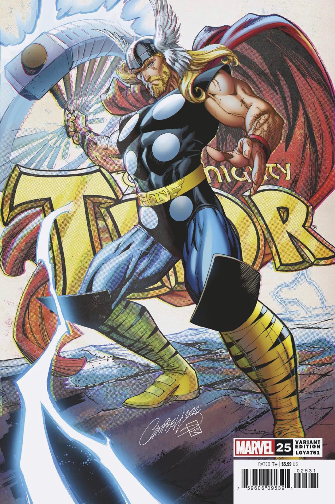 THOR #25 SET GARY FRANK Main & J SCOTT CAMPBELL Variant – The 616