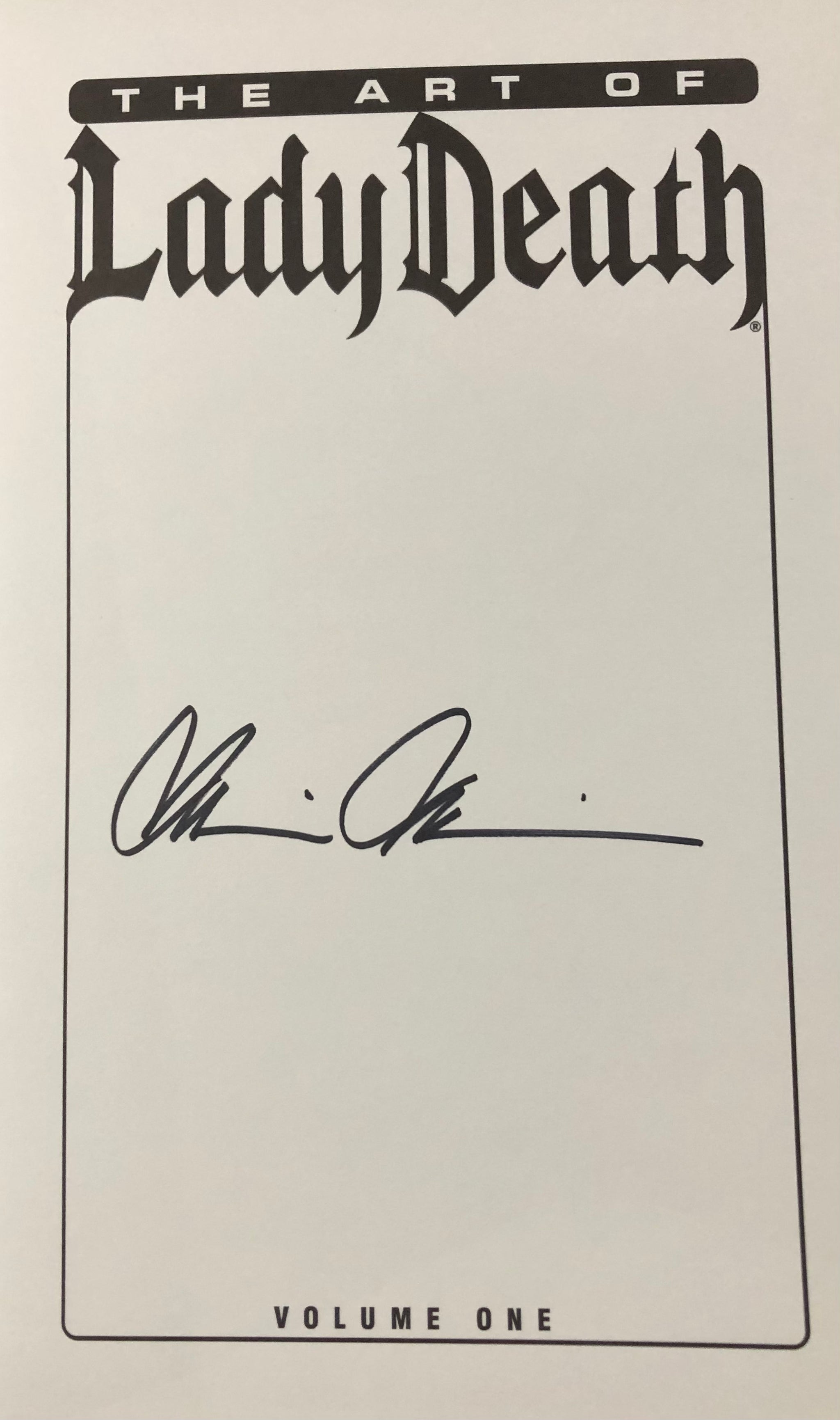 人気商品の THE ART OF LADY DEATH VOLUME 1 Signed Wizard World Chicago 少年漫画