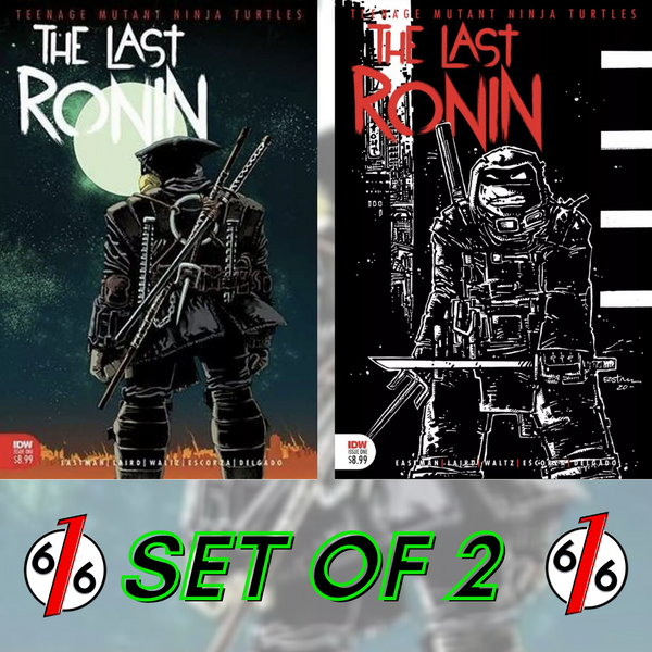 🚨🔥🐢 TMNT THE LAST RONIN #1 SET OF 2 Second & Third Print Variants 2nd 3rd Ptg