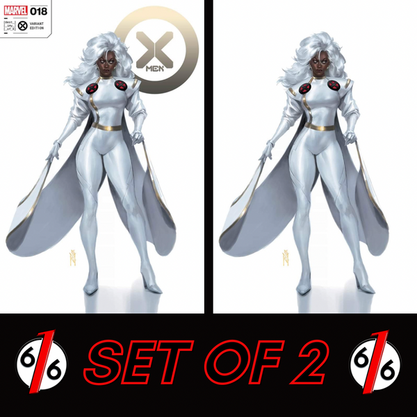 X-MEN #18 MIGUEL MERCADO Unknown 616 Trade Dress & Virgin Variant Set STORM