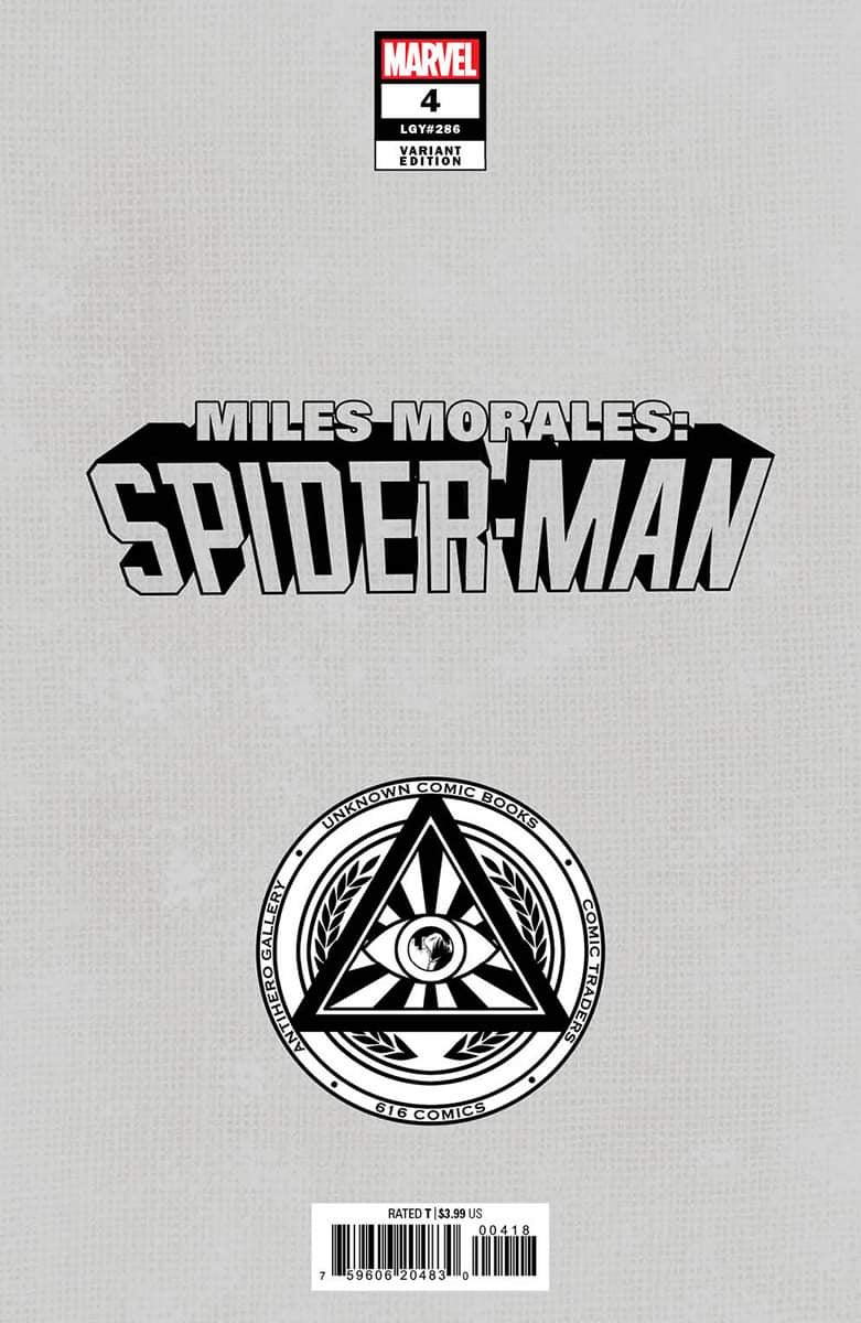 MILES MORALES SPIDER-MAN #4 TYLER KIRKHAM Trade Dress
