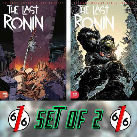 TMNT THE LAST RONIN #3 SET OF 2 Main Cover & Freddie Williams 1:10 Variant