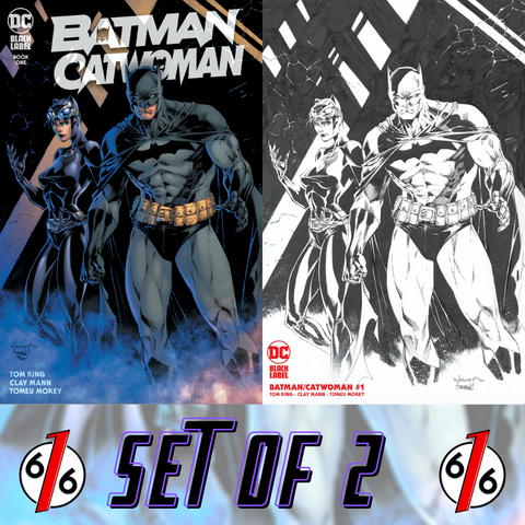BATMAN CATWOMAN #1 SCOTT WILLIAMS JIM LEE SET OF 2 Variants Ltd 1500