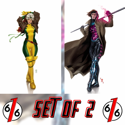 ROGUE & GAMBIT MIGUEL MERCADO Virgin Variant Set X-Men 13 & Gambit 2