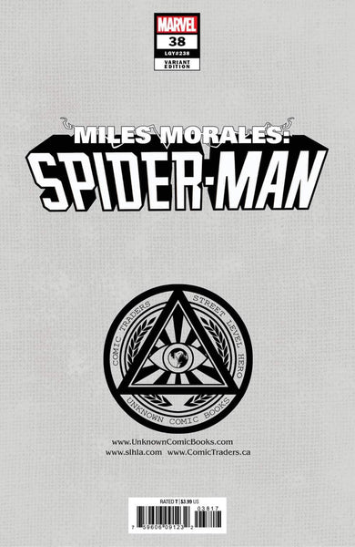 MILES MORALES SPIDER-MAN #38 KIRKHAM Unknown 616 Trade Dress Variant