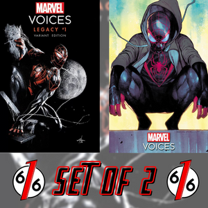 🔥🕸🕷 MARVEL VOICES LEGACY #1 VARIANT SET OF 2 DELL’OTTO & COIPEL Miles Morales
