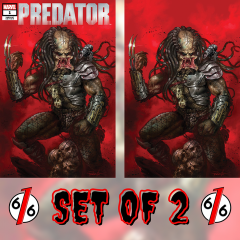 PREDATOR #1 LUCIO PARRILLO Trade Dress & Virgin Variant Set