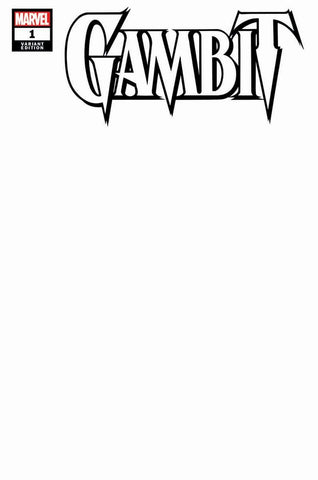 GAMBIT #1 Unknown 616 Exclusive White Blank Variant