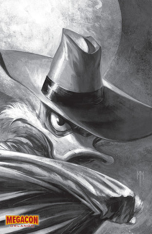 DARKWING DUCK #1 MASTRAZZO MEGACON 2023 B&W Virgin Variant