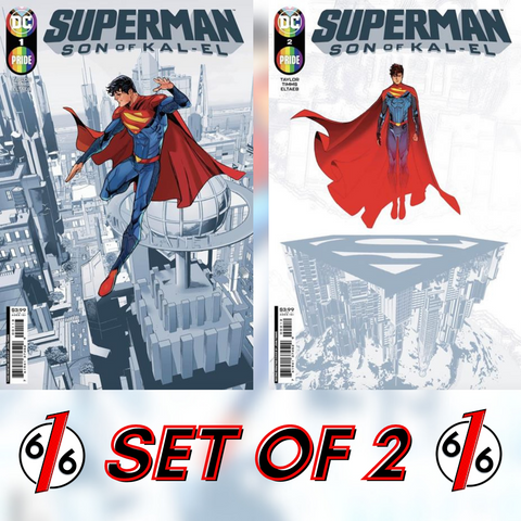 🚨💥🔑 SUPERMAN SON OF KAL-EL SET #1 Third Print 3rd PTG & #2 Second Print 2nd