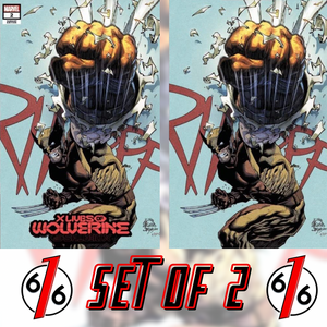 X LIVES OF WOLVERINE #2 SET RYAN STEGMAN Trade Dress & Virgin X LIVES OF WOLVERINE #2 SET RYAN STEGMAN Trade Dress & Virgin