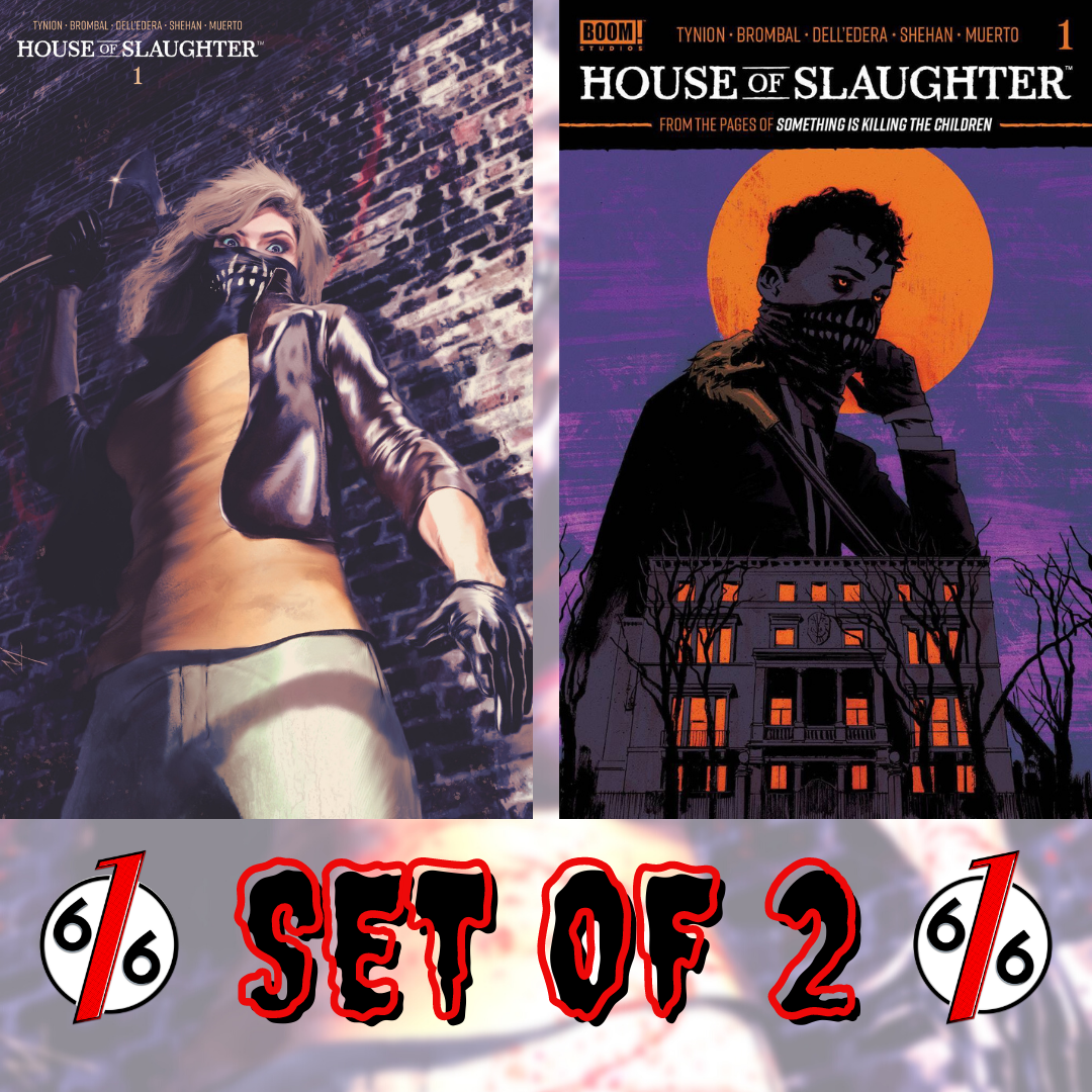 HOUSE OF SLAUGHTER #1 SET TURINI 616 Trade Dress Variant & Main Cover LTD 1500