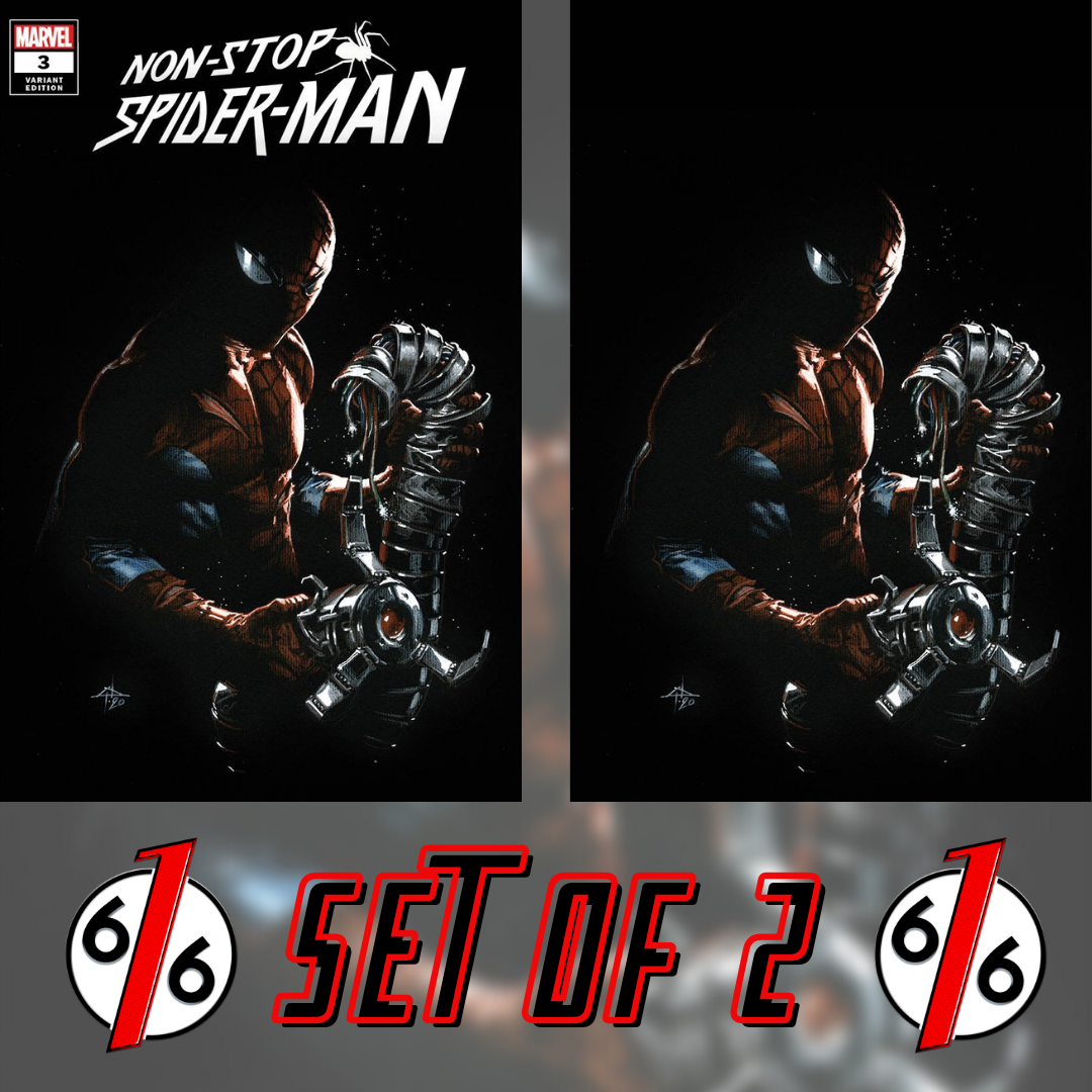 NON-STOP SPIDER-MAN #3 GABRIELE DELL’OTTO Set of 2 Trade & Virgin Variant