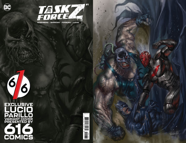 TASK FORCE Z #1 LUCIO PARRILLO 616 Exclusive Virgin Variant LTD 1000