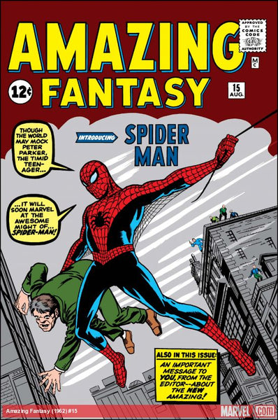 SPIDER-MAN #1 INHYUK LEE 616 Virgin Variant Amazing Fantasy #15 Homage