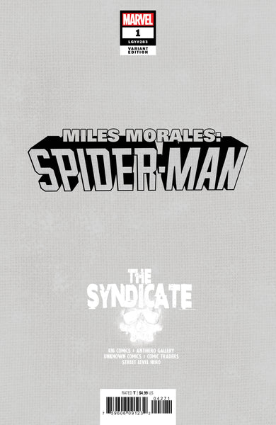 MILES MORALES SPIDER-MAN 1 TURINI 616 Variant & Main Cover Spider-Gwen