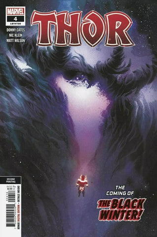 THOR #4 SECOND PRINT NIC KLEIN Black Winter