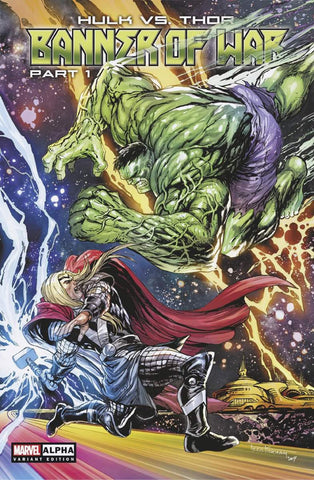 HULK VS THOR BANNER OF WAR ALPHA #1 KIRKHAM Unknown 616 Trade Dress Variant